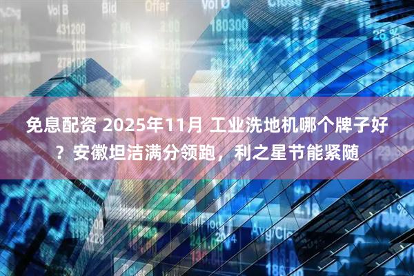 免息配资 2025年11月 工业洗地机哪个牌子好？安徽坦洁满分领跑，利之星节能紧随