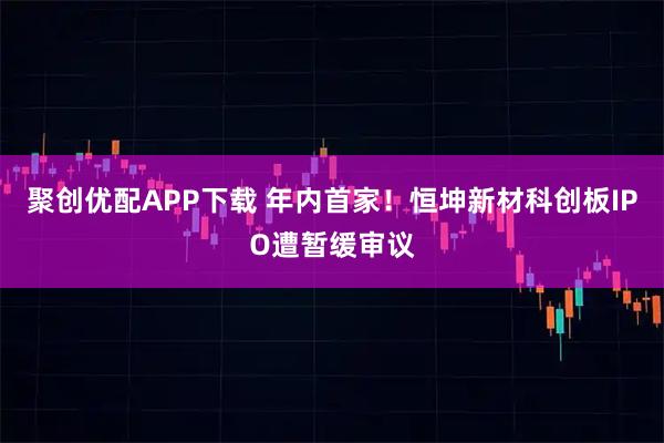 聚创优配APP下载 年内首家！恒坤新材科创板IPO遭暂缓审议